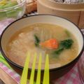 もりあん農園's cooksnap of when they made 大根と大根の葉のおろし味噌汁.