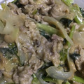 ココキキララ's cooksnap of when they made 小松菜と豚肉のオイスターソース炒め.