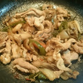 ほー＊'s cooksnap of when they made 豚こまと野菜の生姜焼き風炒め.