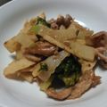 巻物限定's cooksnap of when they made 筍とブロッコリーのオイスターソース炒め.