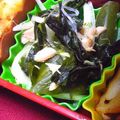 nosso's cooksnap of when they made 新玉ねぎとわかめのサラダ.