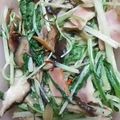 たかよっち♪'s cooksnap of when they made 簡単‼水菜とベーコンのガーリック炒め.