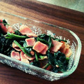 pakushi's cooksnap of when they made ほうれん草とベーコンのバターいため.