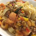 chako33's cooksnap of when they made 挽肉とトマトのコンソメパスタ.