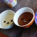 LOVEくまモン's cooksnap of when they made リラックマのミルクプリン&ココアプリン.