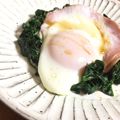 まじゅじゅ's cooksnap of when they made 簡単☆ほうれん草の巣ごもり卵どんぶり.