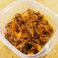 pan☆pan's cooksnap of when they made お弁当に☆牛肉の炒め物デミ風.