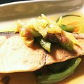 Yutanpo358's cooksnap of when they made ぶりの梅干し煮.