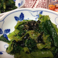 クックPXOXSL☆'s cooksnap of when they made 小松菜の海苔ゴマ和え♡.
