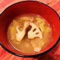 ふたちゅんたばちゅん's cooksnap of when they made 花粉症対策！蓮根舞茸白菜の味噌汁.