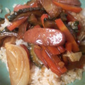 CoffeeCoco's cooksnap of when they made ゴーヤと鶏肉の回鍋肉風みそ炒め.