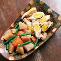 bonni0211's cooksnap of when they made 圧力鍋で大根と卵入り巾着.