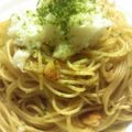 ルーシールー's cooksnap of when they made カリカリガーリックのおろしポン酢パスタ.
