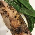 いつの間にかママ笑's cooksnap of when they made 魚・ぶりの粒マスタード焼き魚♪フライパン.