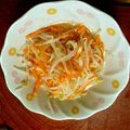 クックVOY1Q3☆'s cooksnap of when they made 柿ともやしのマリネ.