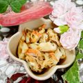 makichihua's cooksnap of when they made レンコンと椎茸・カニカマのごまあえ♪.