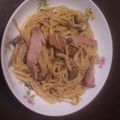 ごんあんど's cooksnap of when they made 僕のバター醤油きのこスパゲッティ.