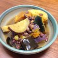 yukon2's cooksnap of when they made さつま芋とカボチャと小豆のいとこ煮.