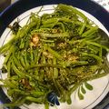 ちーかまちゃん's cooksnap of when they made 空芯菜(エンツァイ)のにんにく炒め.