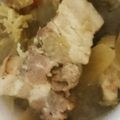ドラミＳＰ's cooksnap of when they made STAUB＊塩豚の新たま煮込み.