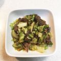 ひな嫁's cooksnap of when they made 牛肉とキャベツの味噌炒め.