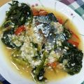 momocookin's cooksnap of when they made 洗い物なし！塩麹だけで簡単サバトマト♡.