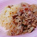ayuteddy's cooksnap of when they made 市販より美味しい、春雨とひき肉炒め.