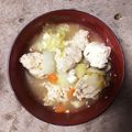 三苫弘美's cooksnap of when they made 手を汚さずに★生姜入り鶏団子のスープ.