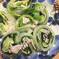 まめまめえんど's cooksnap of when they made 豚肉と白菜とほうれん草のみぞれポン酢.