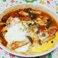 若葉にゃん's cooksnap of when they made レンジde簡単卵のココット＊トマトソース.