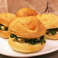 ♡minyon♡'s cooksnap of when they made ほうれん草のサンドイッチ.