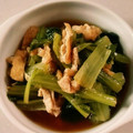 えりこ０８２４'s cooksnap of when they made 小松菜と油揚げの煮物.