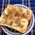 シロヤギママ's cooksnap of when they made とろ〜り美味しい焼きバナナトースト.