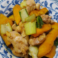 カバゴン's cooksnap of when they made 鶏肉とかぼちゃのオイスター炒め.