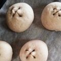 まめ＊こまめ's cooksnap of when they made 簡単全粒粉100%パン!!材料は三つ♪.