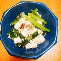 ちゅっちゃま's cooksnap of when they made 5分で作れる小松菜の木綿豆腐炒め.