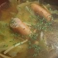らっこっこ♪'s cooksnap of when they made 野菜とウインナーのコンソメスープ.
