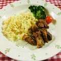 yumoe1004's cooksnap of when they made お手軽ステーキピラフ.