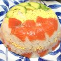 ゆなっぷーまま's cooksnap of when they made かんたん寿司ケーキ.