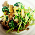 バニラchan's cooksnap of when they made 水菜と舞茸のおひたし.