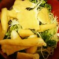 ももpppp's cooksnap of when they made 貝割れと焼油揚げ・椎茸のささっと和え.