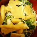 ももpppp's cooksnap of when they made 貝割れと焼油揚げ・椎茸のささっと和え.