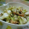 paleaqua's cooksnap of when they made シャキっと白菜ごまマヨ風味のツナサラダ.