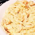 なむい's cooksnap of when they made シャケのクリームうどん.