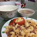 kulenahi's cooksnap of when they made 丸ごとトマトのマカロニグラタン♡.