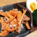 micchily's cooksnap of when they made にんじんとツナ炒め.