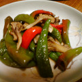 ゆずみかん０６１８'s cooksnap of when they made 万願寺唐辛子とエリンギの煮びたし.