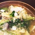 i3uchi's cooksnap of when they made 小松菜と豆腐の生姜スープ.