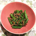 なつき☆ミ's cooksnap of when they made 豚ミンチといんげんの中華炒め.