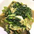 ＴＭＭ－Ｓ's cooksnap of when they made 子供も食べやすい！小松菜の卵とじ.